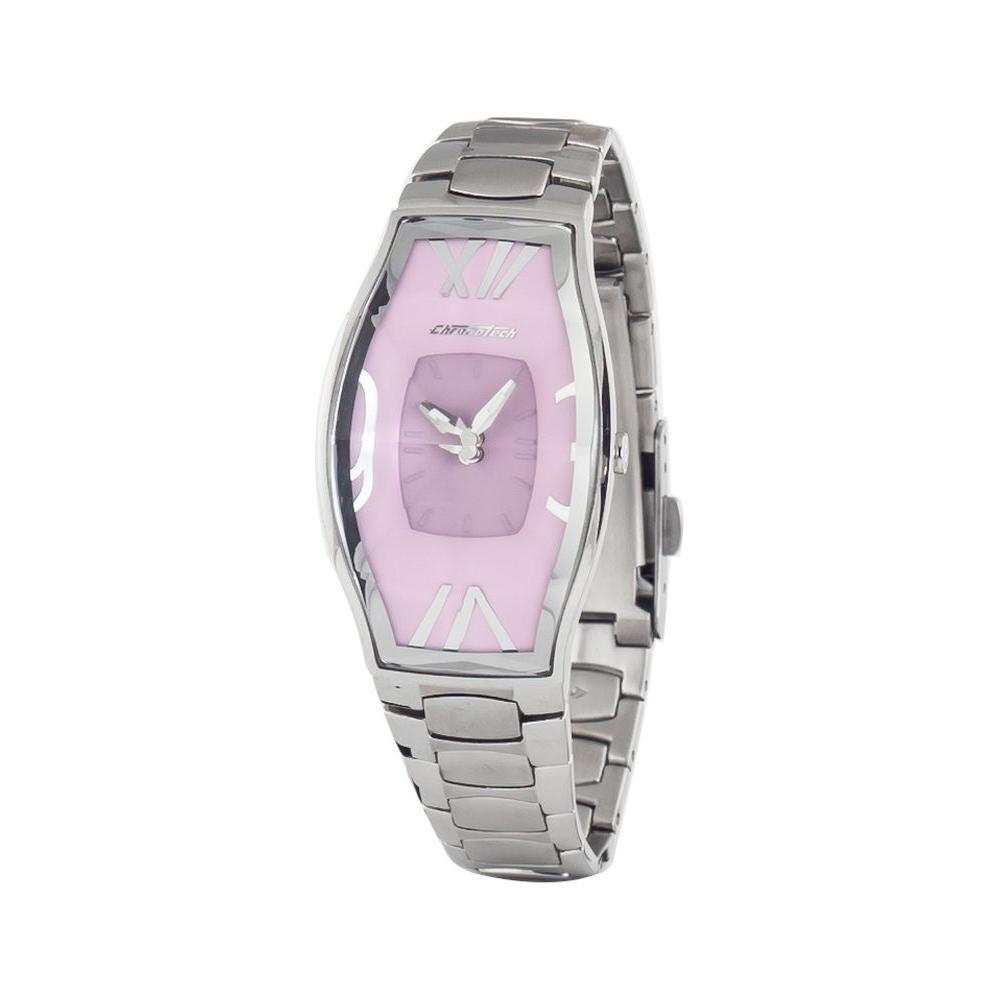 Chronotech Silver Stainless Steel Dress Watch