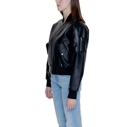 Calvin Klein Jeans Black Polyethylene Bomber