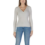 Guess Cream Viscose Long Sleeve