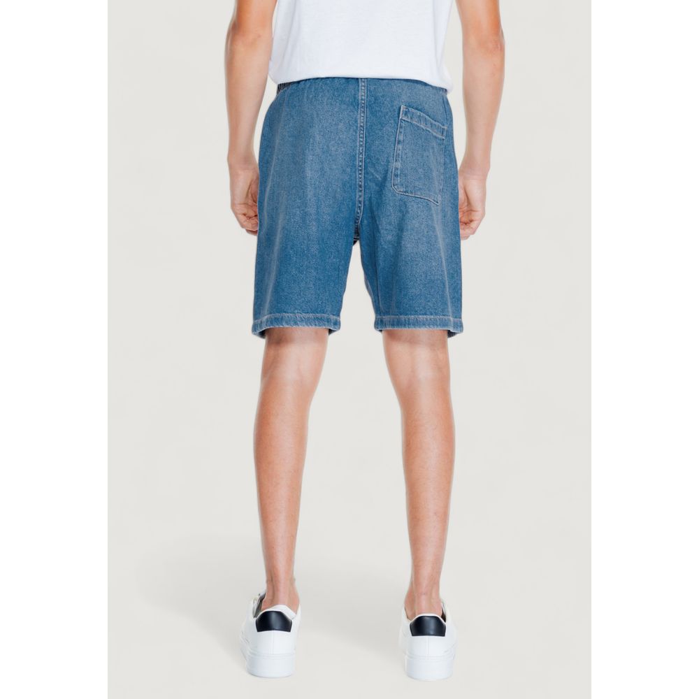 Jack Jones Light Blue Cotton Bermuda Shorts