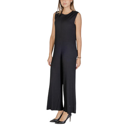 Sandro Ferrone Black Polyester Rompers 1728,71956299936,Black,Clothing,IT40|S,Jumpsuits - Clothing,New with tags,Rompers - Jumpsuits - Clothing,Sandro Ferrone,Women