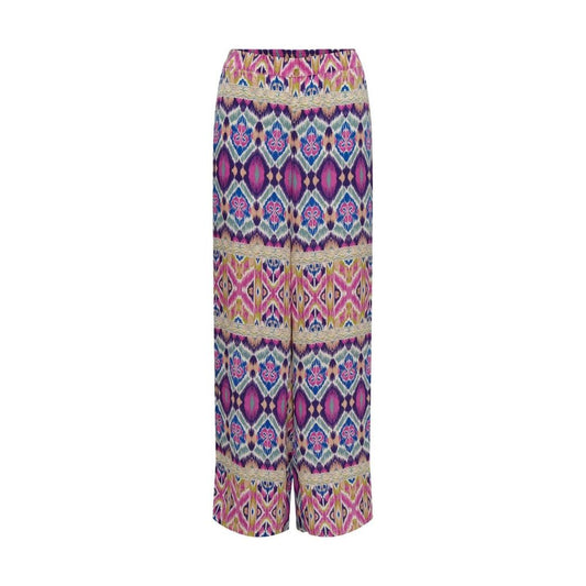 Only Multicolor Recycled Polyester Casual Pants