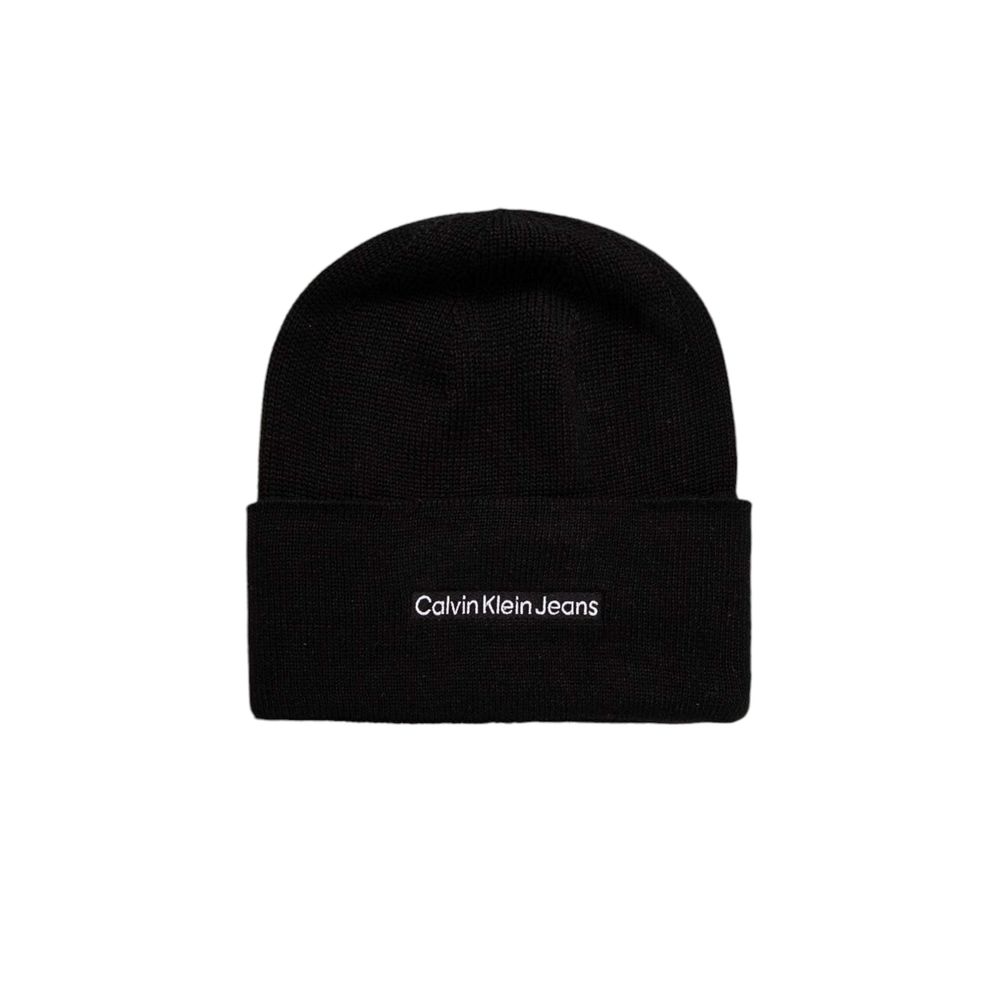 Calvin Klein Jeans Black Cotton Cap (Baseball Hat)