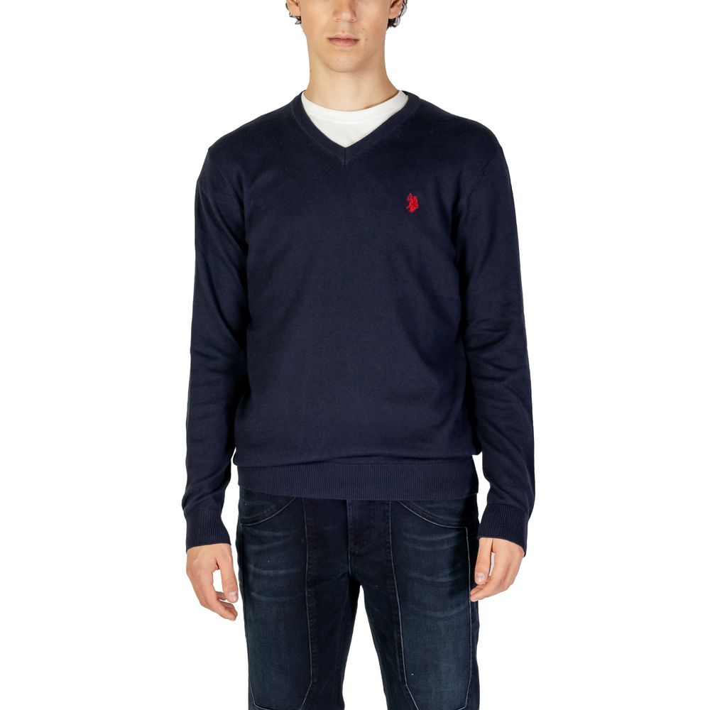 U.S. POLO ASSN. Blue Cotton Cashmere Sweater