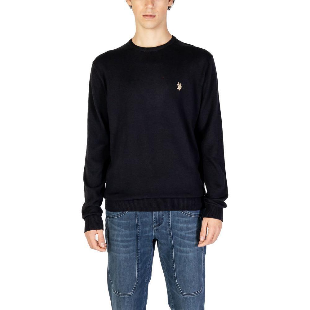 U.S. POLO ASSN. Black Cotton Sweater