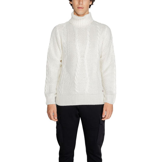 Gianni Lupo White Polyester Turtleneck