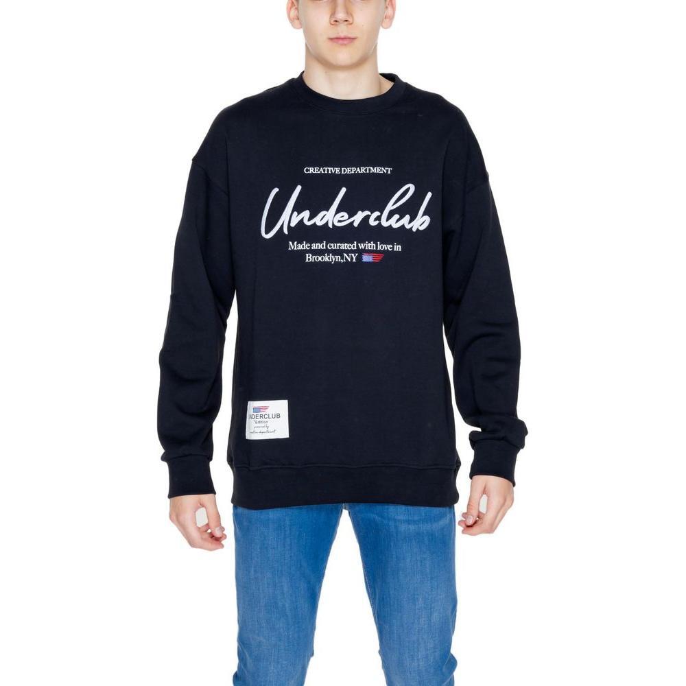 Underclub Black Cotton Sweatshirt