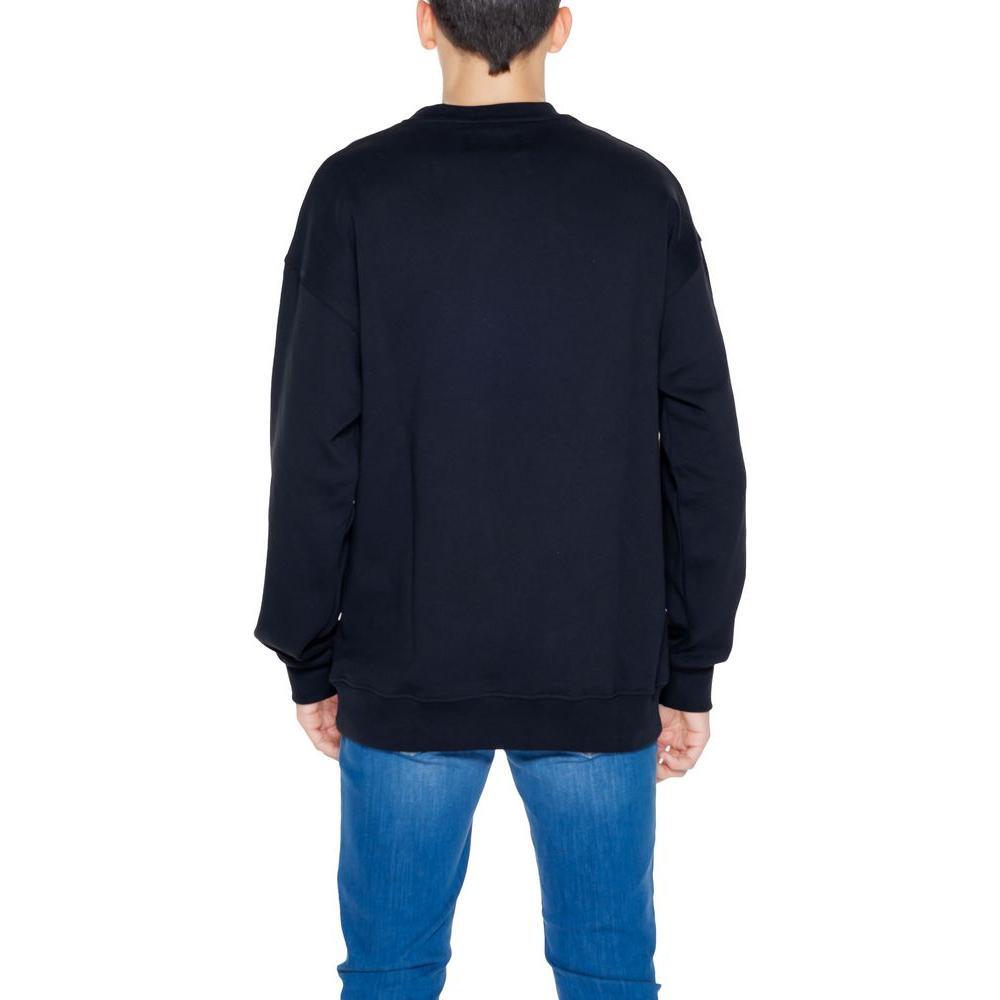 Underclub Black Cotton Sweatshirt
