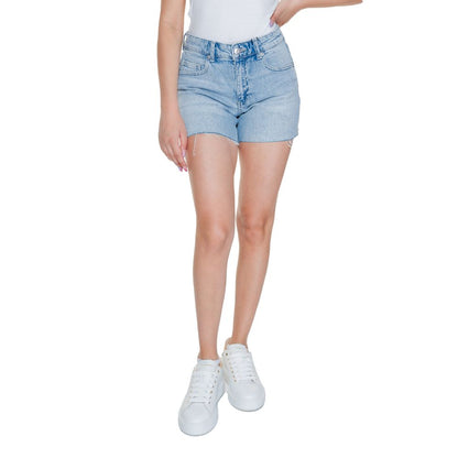 Vero Moda Light Blue Cotton Shorts