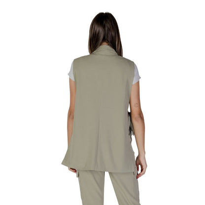 B.Young Green Polyester Waistcoat 1728,71956299936,B.Young,Clothing,Green,IT36|XXS,New with tags,Suits & Blazers - Clothing,Waistcoats - Suits & Blazers - Clothing,Women