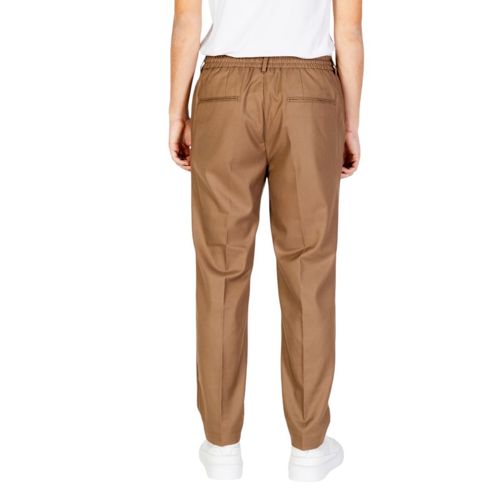Hamaki-Ho Beige Polyester Casual Pants