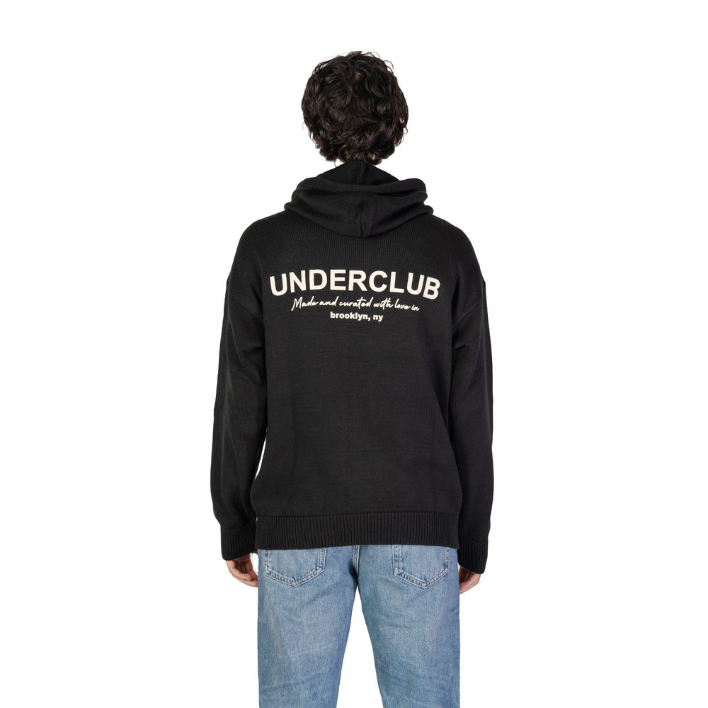 Underclub Black Cotton Sweatshirt