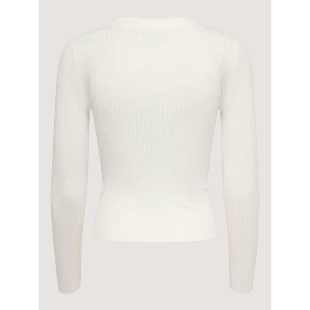 Jacqueline De Yong White Viscose Sportswear