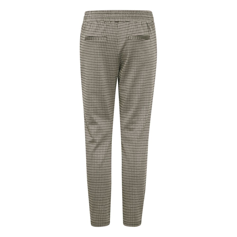 ICHI Beige Polyester Casual Pants