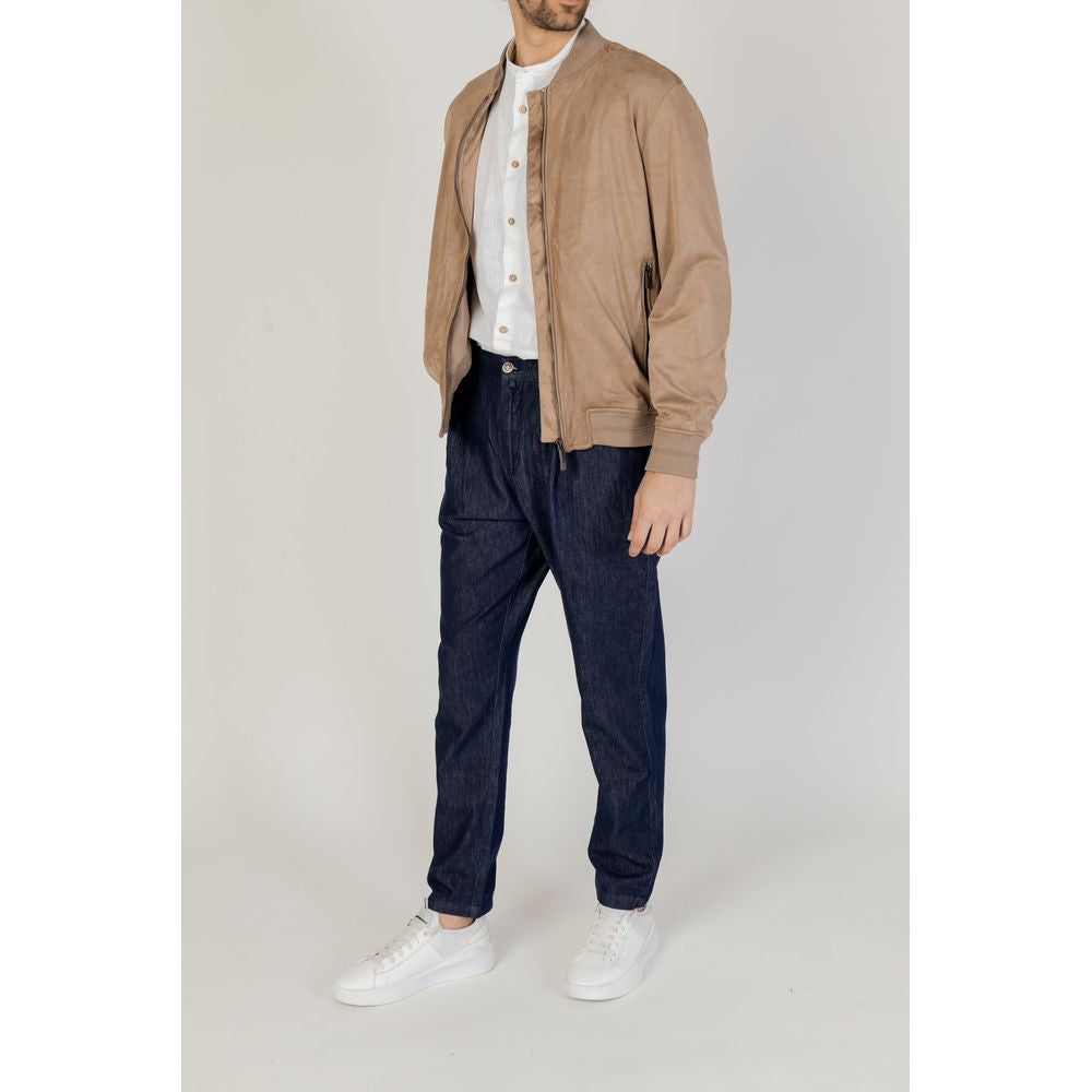 Hamaki-Ho Brown Polyester Bomber 1728,71956299936,Bombers - Jackets & Coats - Clothing,Brown,Clothing,Hamaki-Ho,IT44 | S,Jackets & Coats - Clothing,Men,New with tags