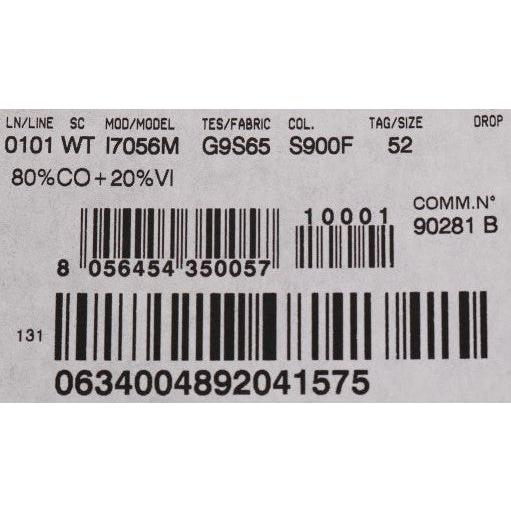 Dolce & Gabbana Gray STAFF Cotton Striped Vest