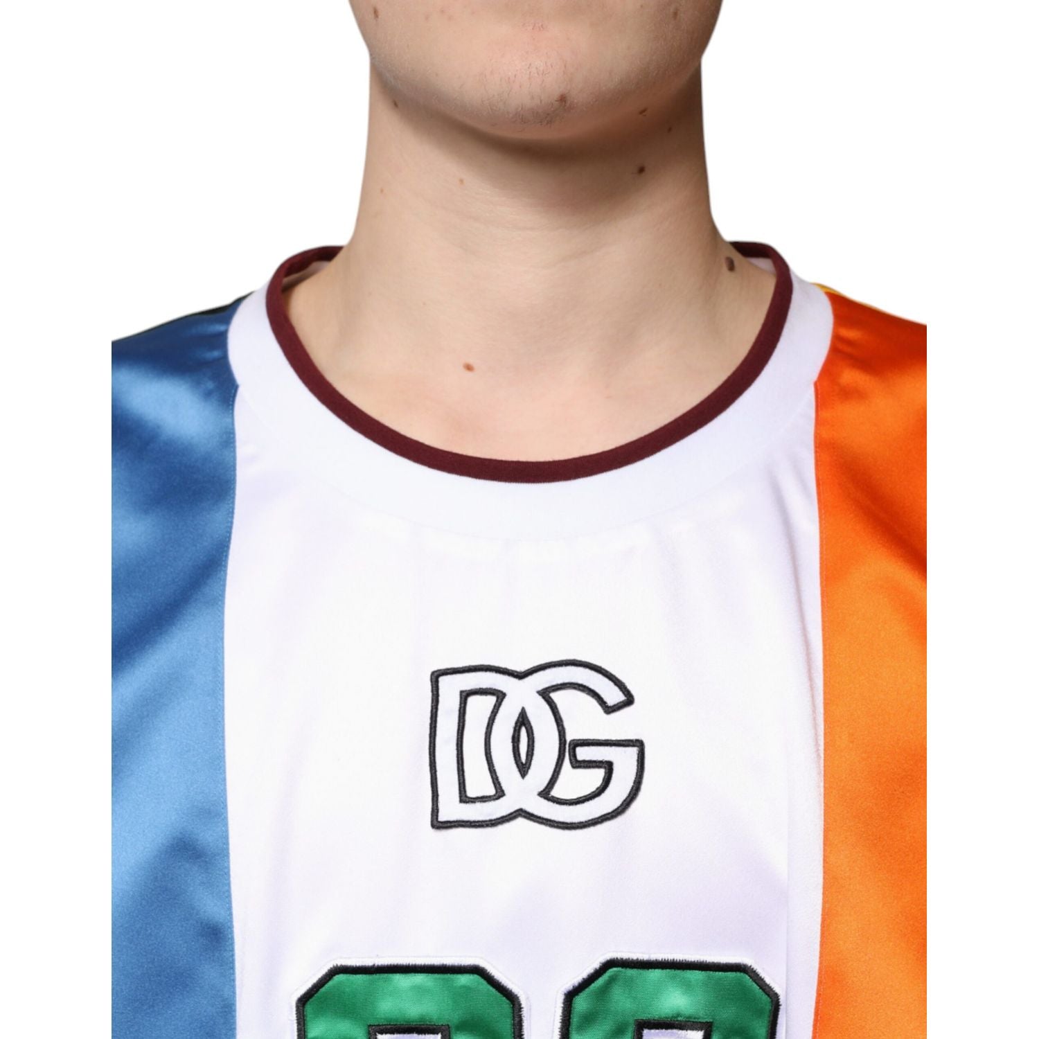 Dolce & Gabbana Multicolor Jersey Tank Sleeveless T-shirt