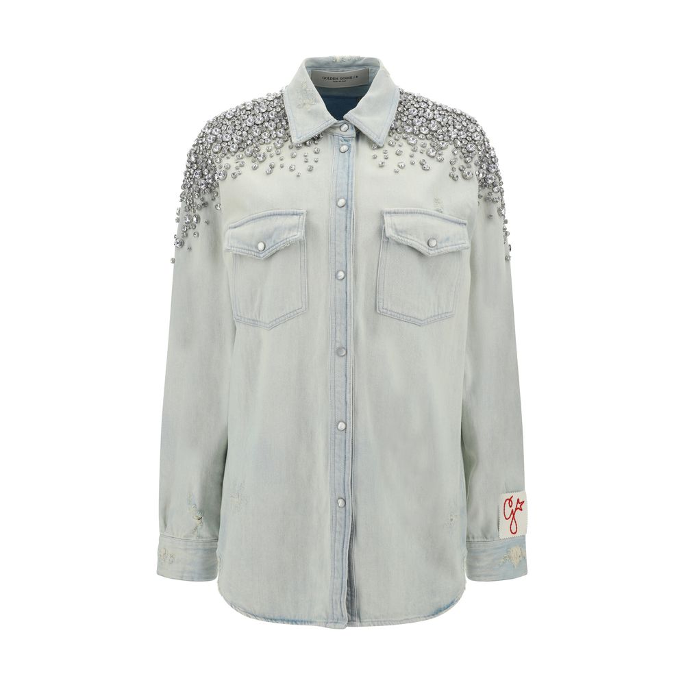 Golden Goose Blue Denim Shirt
