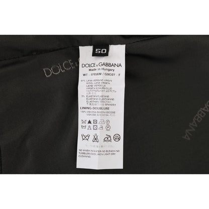 Dolce & Gabbana Gray STAFF Wool Stretch Vest