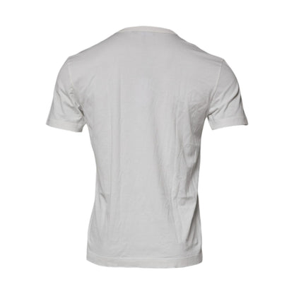 Dolce & Gabbana White Royals Heritage Cotton T-shirt