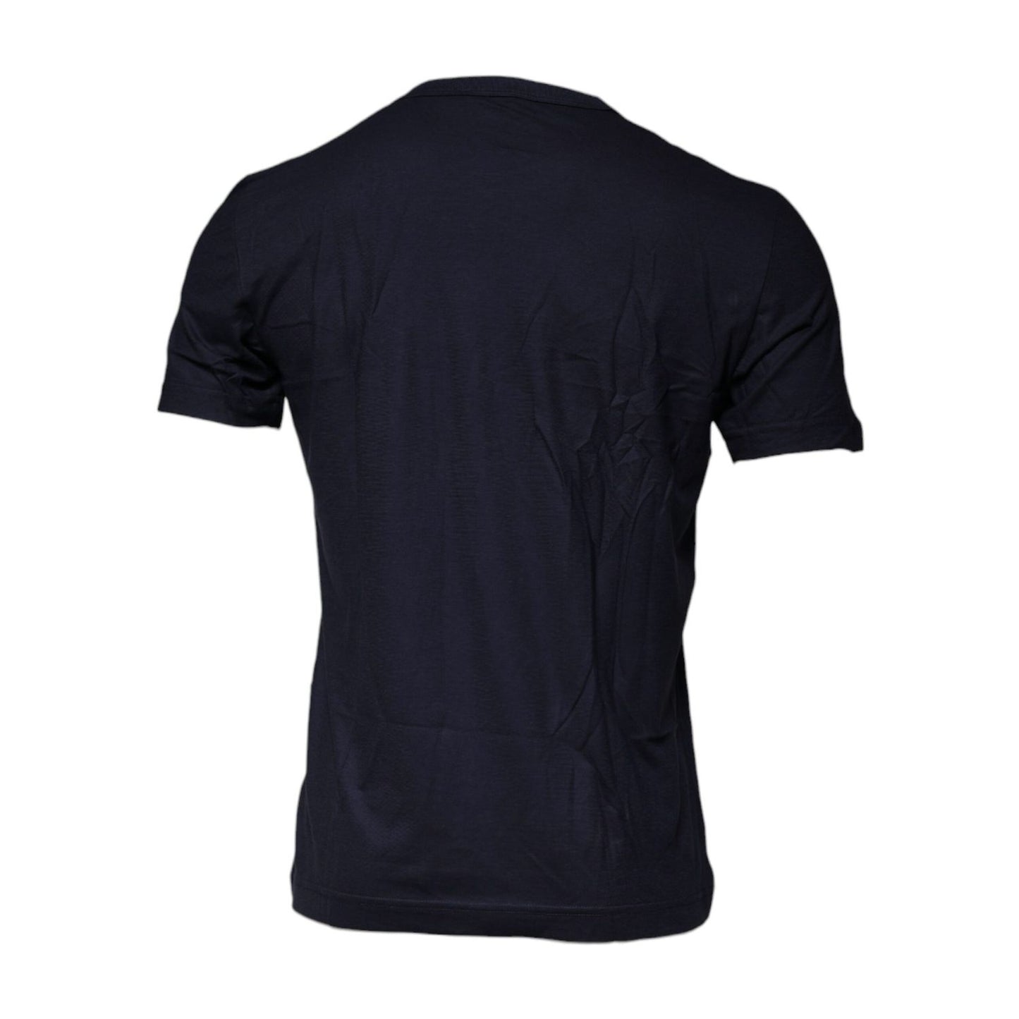 Dolce & Gabbana Blue D&G King Of Love Cotton Crew Neck T-shirt