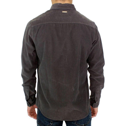 GF Ferre Green Button Front Cotton Casual Shirt