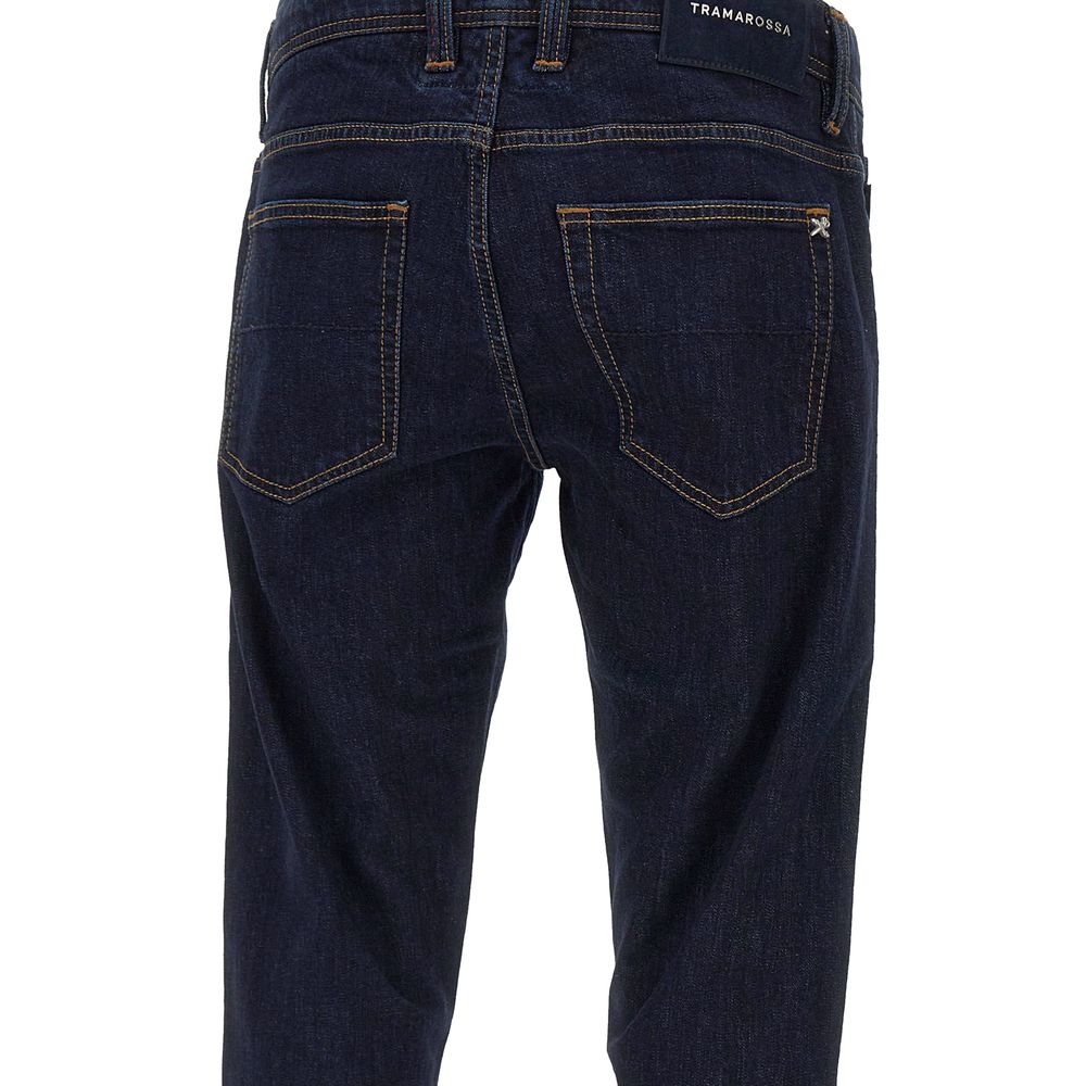 Tramarossa Blue Cotton Jeans Denim