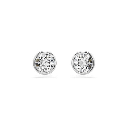 SWAROVSKI Mod. 5696073 elegant silver earrings for ladies, featuring quartz analog movement, 38mm case, water resistant 5 ATM.