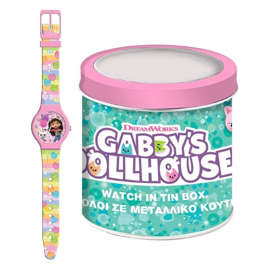 KID WATCH Mod. GABBY'S DOLLHOUSE - Tin Box-0