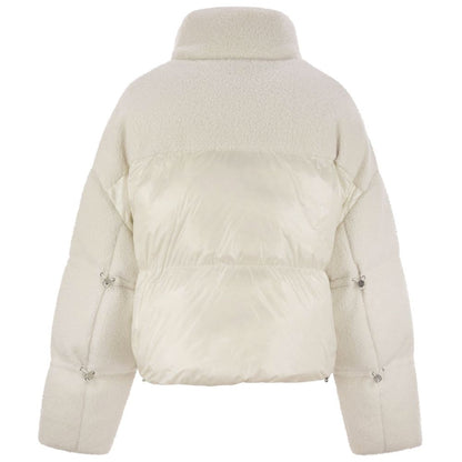 Moose Knuckles White Nylon Jackets & Coat