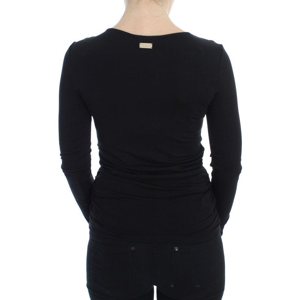 Versace Jeans Black Stretch Longsleeve Sweater