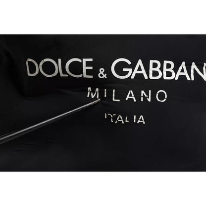 Dolce & Gabbana Black Neoprene Nylon DG Logo School Backpack Bag