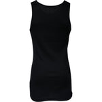 Dolce & Gabbana Black Cotton Sleeveless Round Neck Tank T-shirt