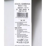 Dolce & Gabbana Green Logo Nylon Crew Neck Pullover Sweater