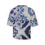 Dolce & Gabbana Black White Printed Cotton Crew Neck T-shirt