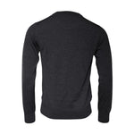 Dolce & Gabbana Dark Gray DG Logo Crew Neck Pullover Sweater
