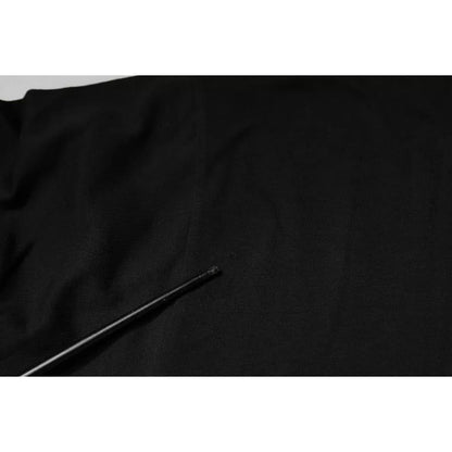 Dolce & Gabbana Black Logo Print Cotton Short Sleeves T-shirt