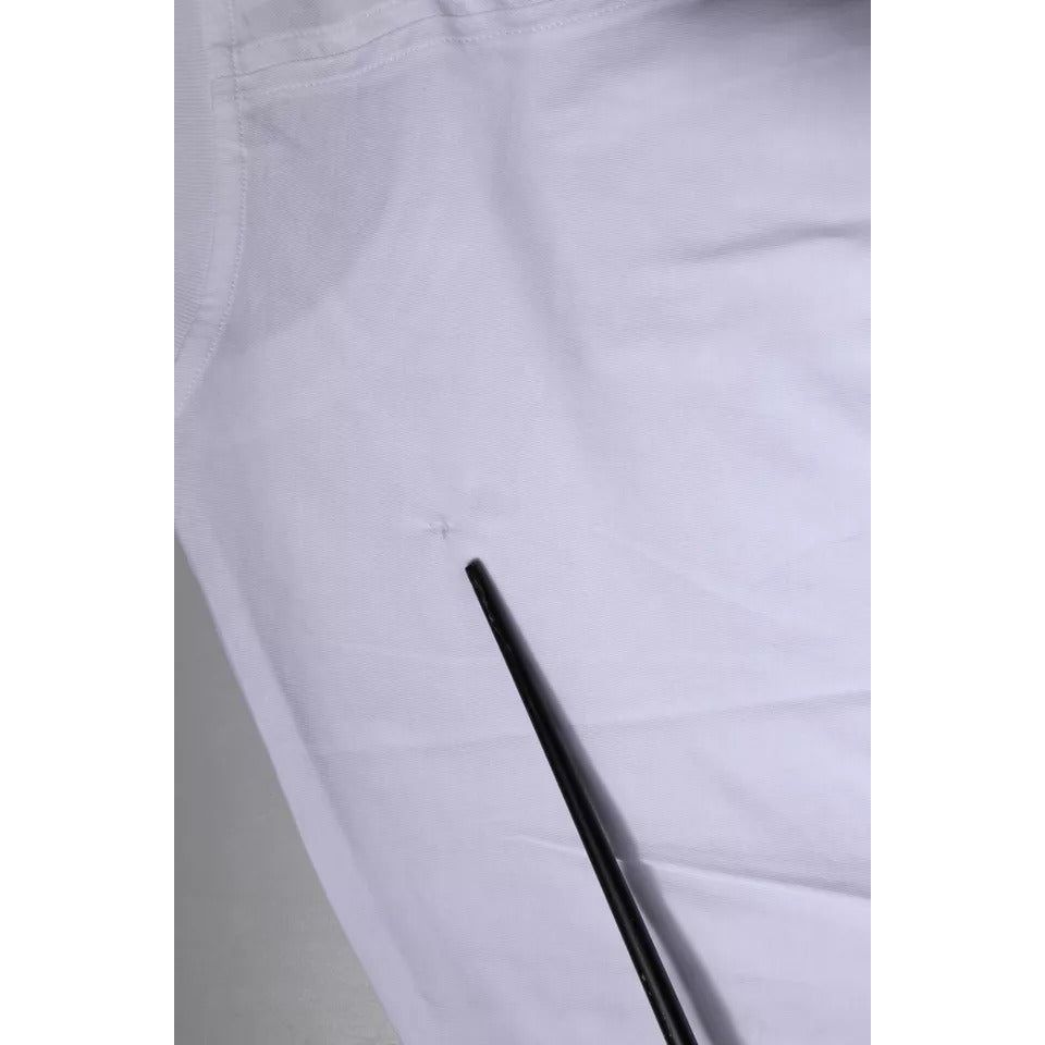 Balenciaga White Logo Cotton Crew Neck Short Sleeves T-shirt