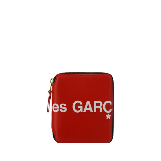 Comme Des Garçons Red Calf Leather Bos Taurus Wallet