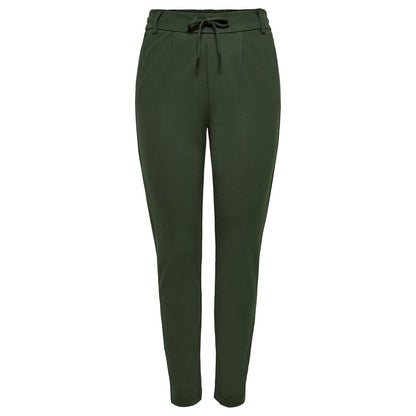 Only Green Viscose Casual Pants