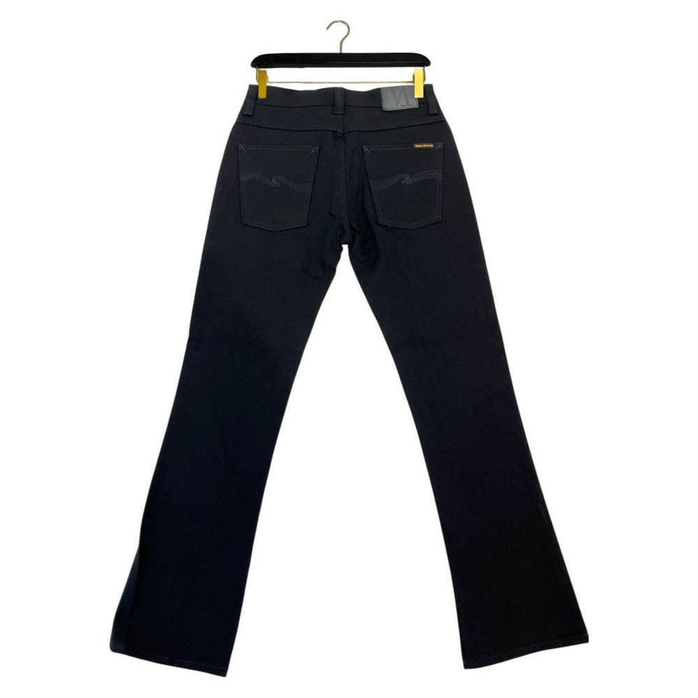 Nudie Jeans Black Cotton Jeans Denim