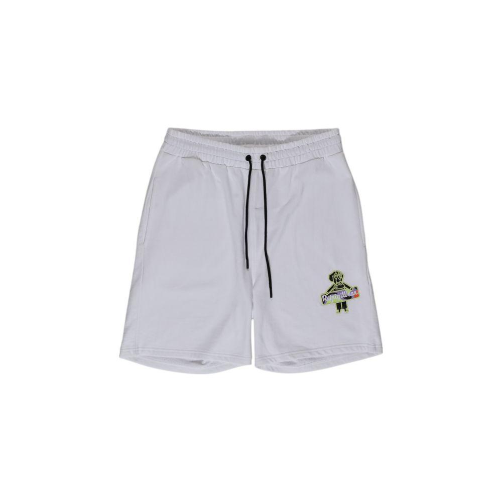 Refrigiwear White Cotton Bermuda Shorts