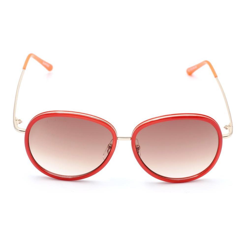 Lancaster Red Metal Sunglasses