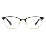 Pierre Cardin Bicolor Metal Frames in black and gold, women's glasses model P.C.-8857-2M2, size 51/17/145 mm.