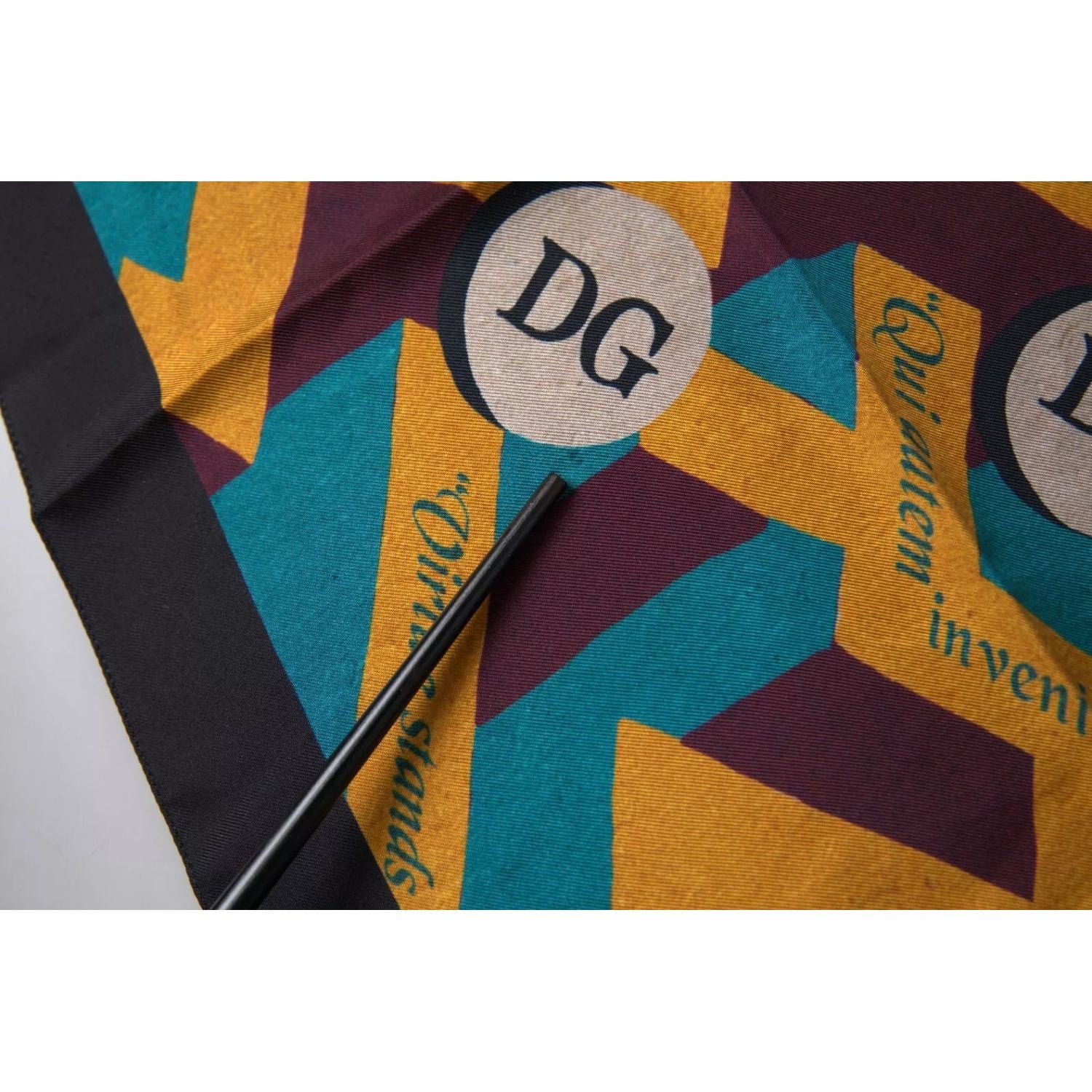 Dolce & Gabbana Multicolor Printed Square Handkerchief Scarf