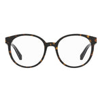 Love Moschino Bicolor Acetate Frames - Women's glasses MOL584-086, tortoise shell design, size 52/18/140mm, acetate material.