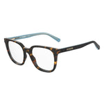 Love Moschino Bicolor Acetate Frames MOL590-086 glasses in HVN with a modern design, 52/17/140mm sizing.