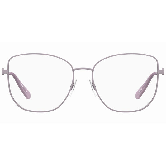 Love Moschino Purple Metal Frames MOL601789F516, women's eyewear in purple, metal material, size 55/16/140mm with stylish design.