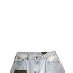 Dolce & Gabbana Light Blue Cotton Cargo Straight Denim Jeans