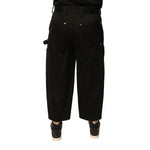 Dolce & Gabbana Black Cotton Mid Waist Cropped Pants